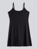 שמלת מיקרופייבר SECOUND SKIN בצבע שחור